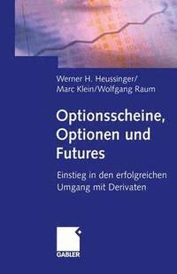 bokomslag Optionsscheine, Optionen und Futures