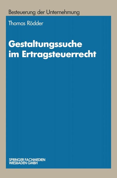 bokomslag Gestaltungssuche im Ertragsteuerrecht