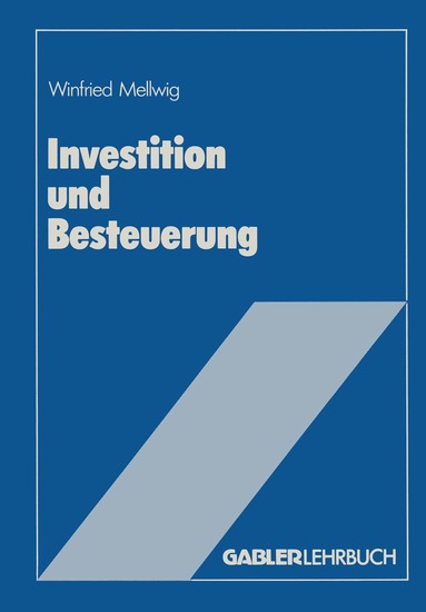 Winfried Mellwig - Investition und Besteuerung, Häftad
