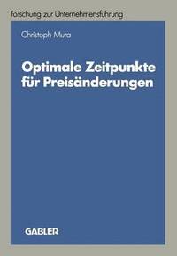 bokomslag Optimale Zeitpunkte fr Preisnderungen