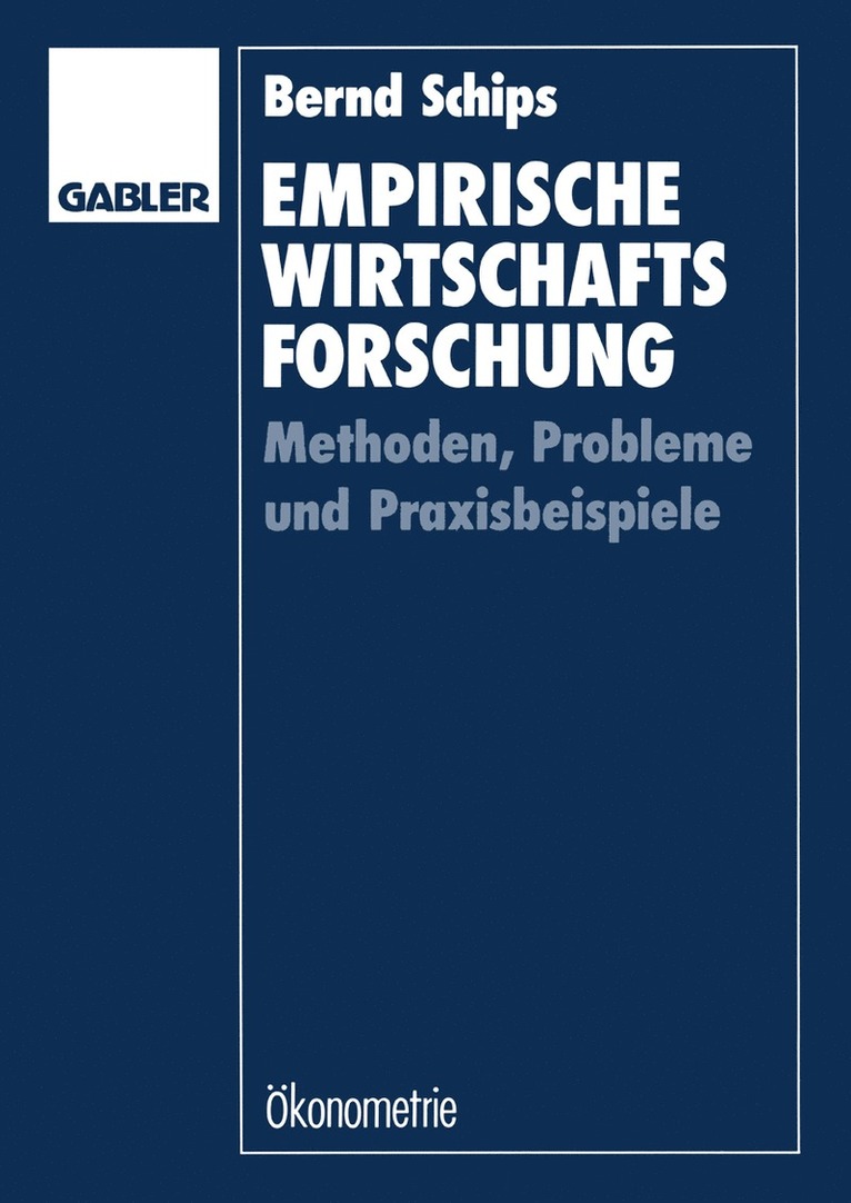 Empirische Wirtschaftsforschung 1