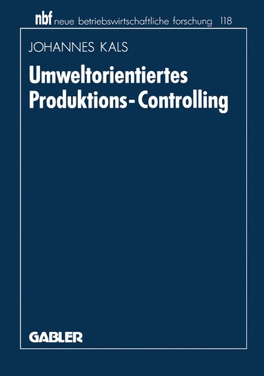 bokomslag Umweltorientiertes Produktions-Controlling