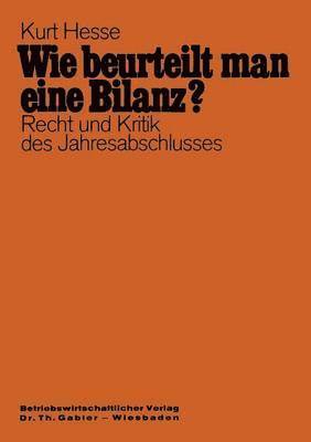 Wie beurteilt man eine Bilanz? 1