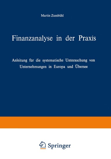 bokomslag Finanzanalyse in der Praxis