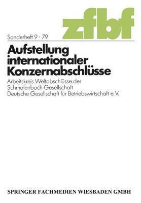 bokomslag Aufstellung internationaler Konzernabschlsse