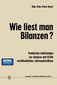 bokomslag Wie liest man Bilanzen?