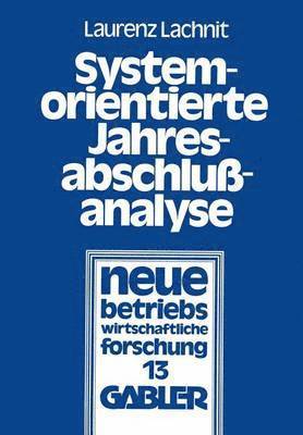 bokomslag Systemorientierte Jahresabschlußanalyse