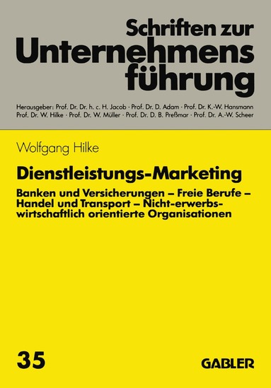 bokomslag Dienstleistungs-Marketing