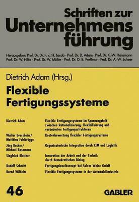 Dietrich Adam - Flexible Fertigungssysteme, Häftad