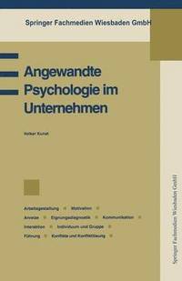 bokomslag Angewandte Psychologie im Unternehmen