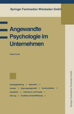 bokomslag Angewandte Psychologie im Unternehmen