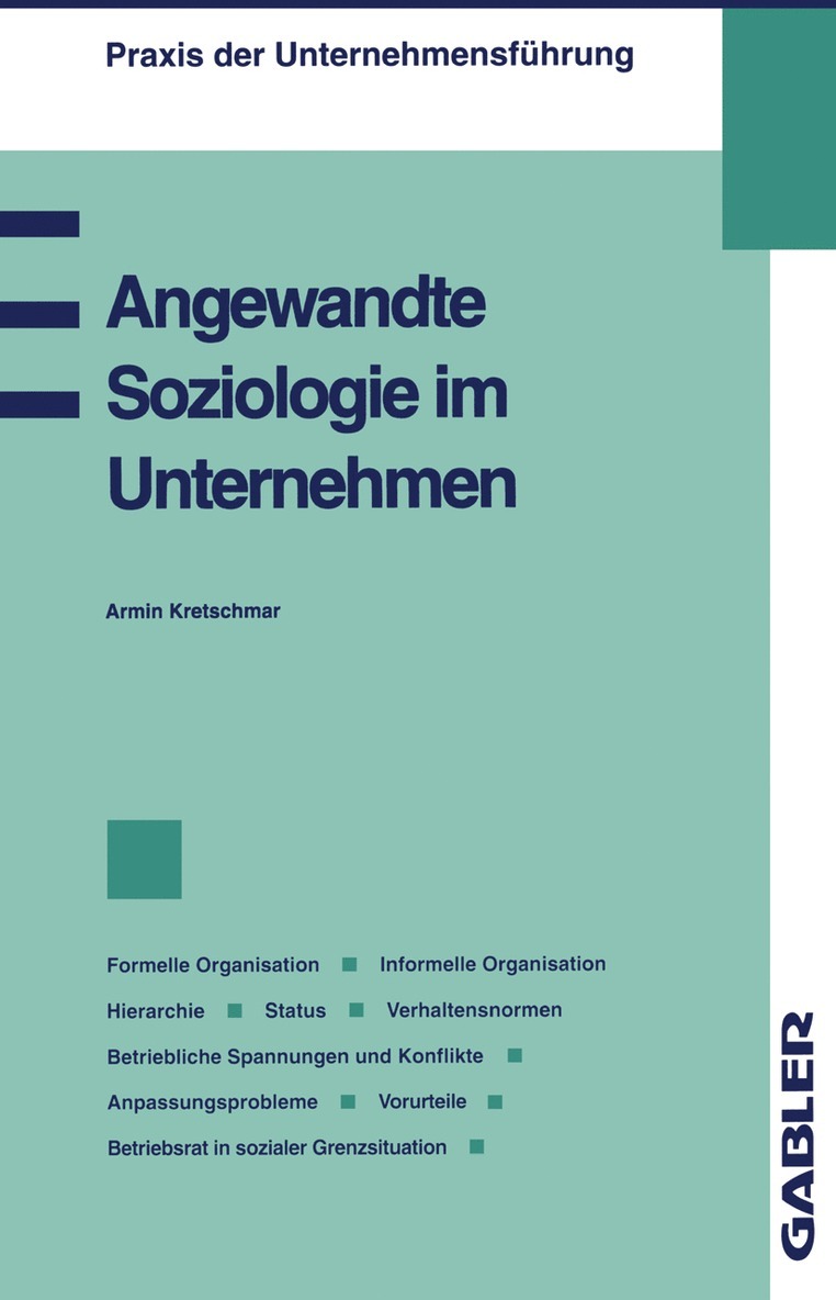 Angewandte Soziologie im Unternehmen 1