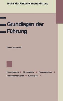 bokomslag Grundlagen der Fhrung