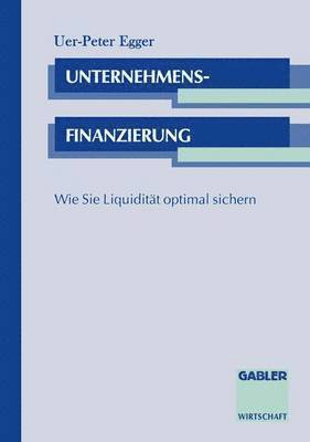 bokomslag Unternehmensfinanzierung