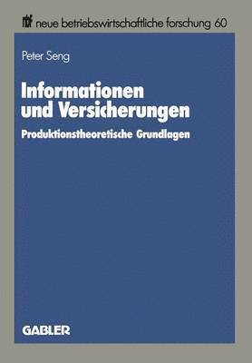 bokomslag Informationen und Versicherungen