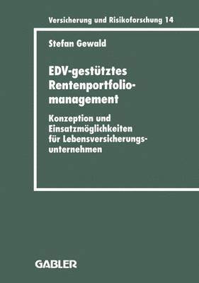 bokomslag EDV-gesttztes Rentenportfoliomanagement