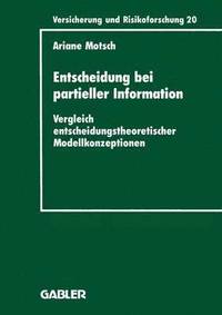 bokomslag Entscheidung bei partieller Information