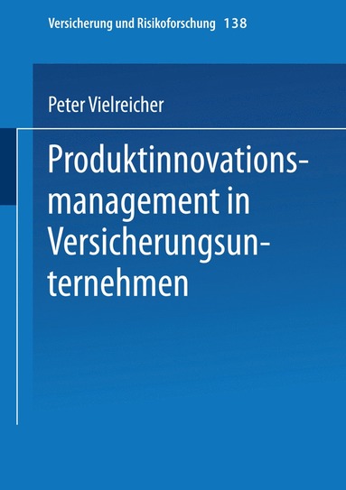 bokomslag Produktinnovationsmanagement in Versicherungsunternehmen