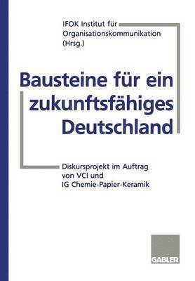 bokomslag Bausteine fr ein zukunftsfhiges Deutschland