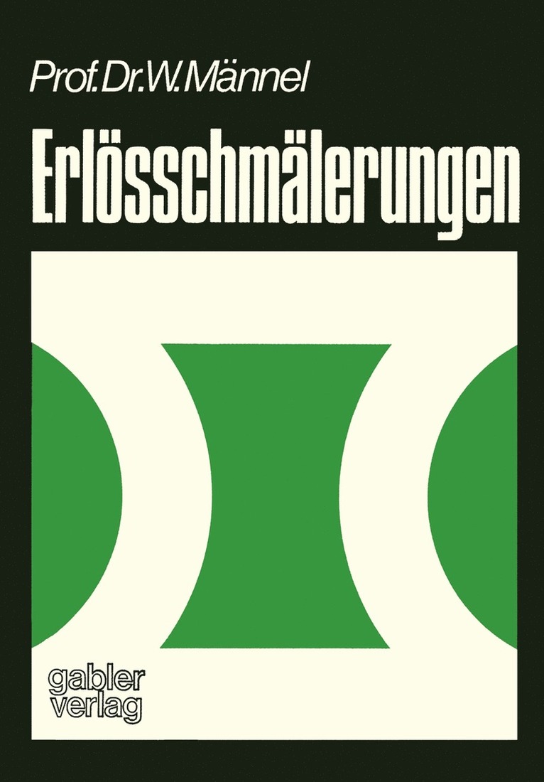 Wolfgang Männel - Erlösschmälerungen, Häftad