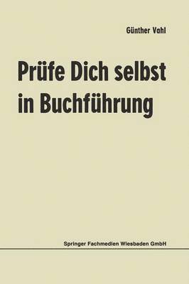 Prfe Dich selbst in Buchfhrung 1