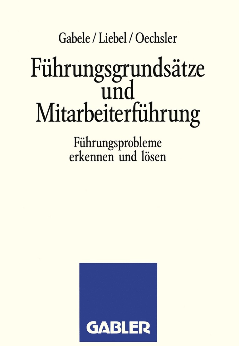 Führungsgrundsätze und Mitarbeiterführung