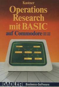 bokomslag Operations Research mit BASIC auf Commodore 2000/3000, 4000/8000