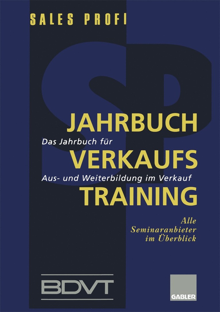 Jahrbuch Verkaufstraining 1