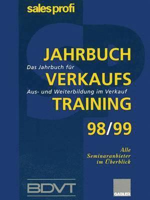 bokomslag Jahrbuch Verkaufstraining 98/99