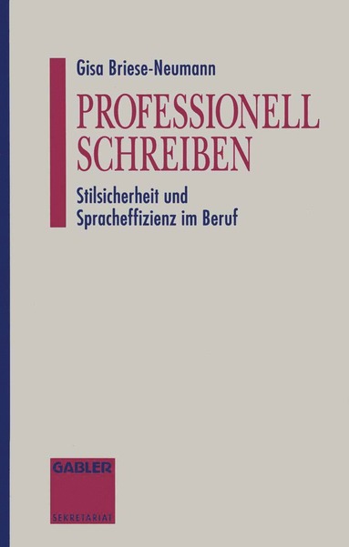 bokomslag Professionell Schreiben