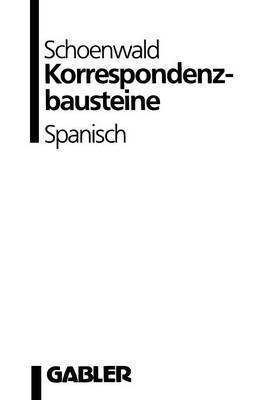 Korrespondenzbausteine Spanisch 1