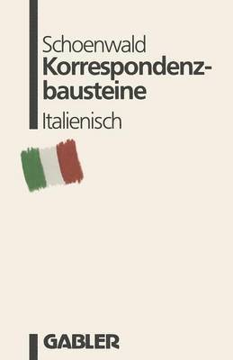 Korrespondenzbausteine Italienisch 1