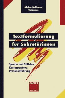 bokomslag Textformulierung für Sekretärinnen