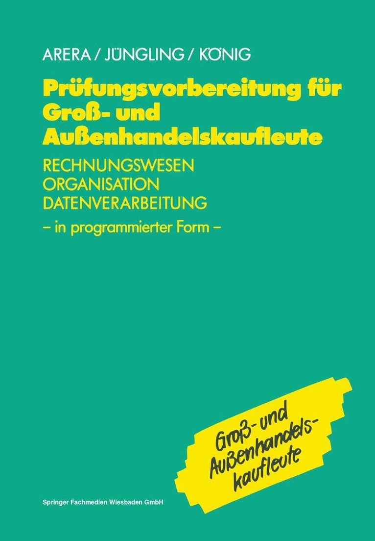 Kirsten Jüngling, u.a., U. A. - Prüfungsvorbereitung für Groß- und Außenhandelskaufleute, Häftad