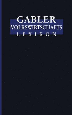 bokomslag Gabler Volkswirtschafts Lexikon