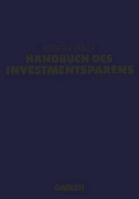 Handbuch des Investmentsparens 1