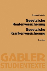 bokomslag Gesetzliche Rentenversicherung, Gesetzliche Krankenversicherung