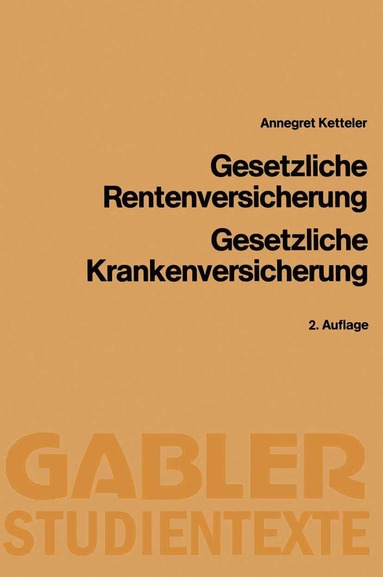 bokomslag Gesetzliche Rentenversicherung, Gesetzliche Krankenversicherung