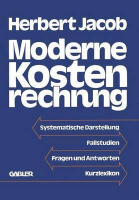 Herbert Jacob - Moderne Kostenrechnung, Häftad