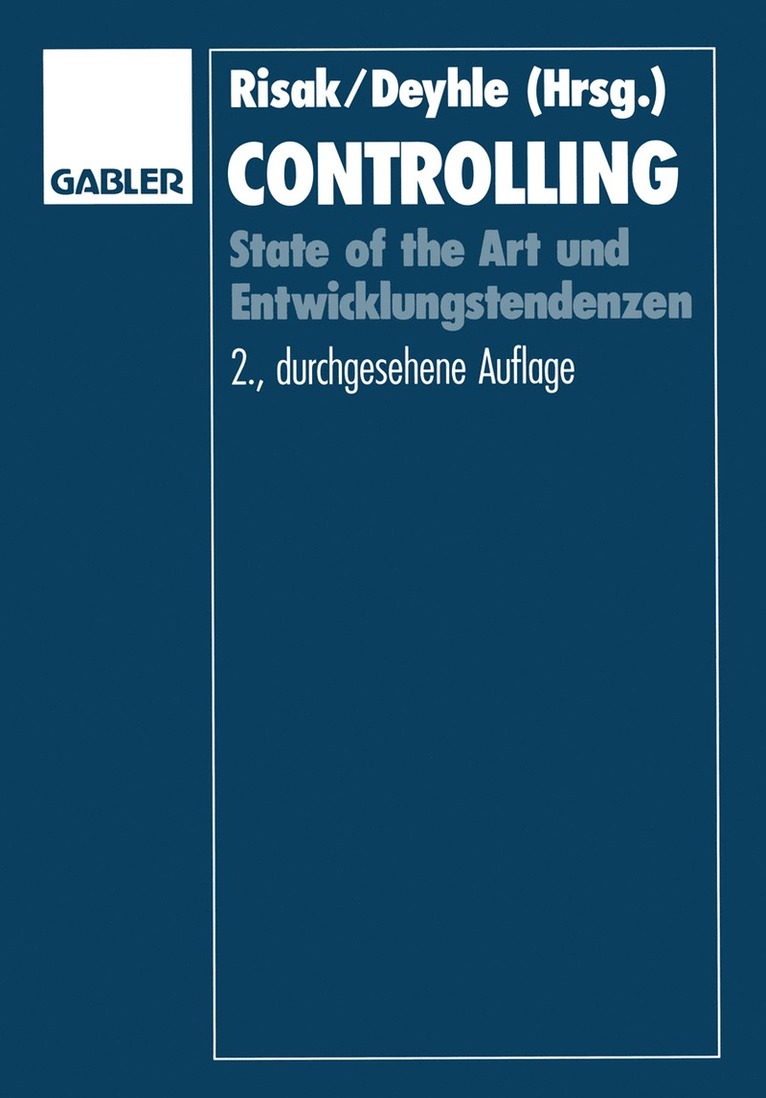 Johann Risak, Albrecht Deyhle, Rolf Eschenbach - Controlling, Häftad