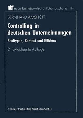 Controlling in deutschen Unternehmungen 1