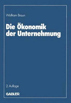 bokomslag Die konomik der Unternehmung