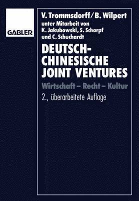 bokomslag Deutsch-chinesische Joint Ventures