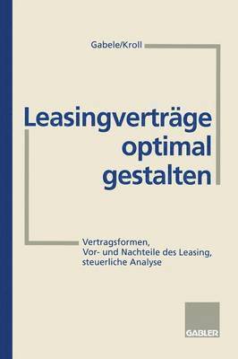 bokomslag Leasingvertrge optimal gestalten