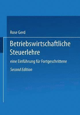 bokomslag Betriebswirtschaftliche Steuerlehre