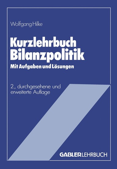 bokomslag Kurzlehrbuch Bilanzpolitik