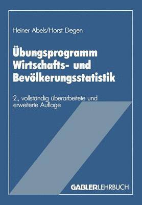 bokomslag bungsprogramm Wirtschafts- und Bevlkerungsstatistik