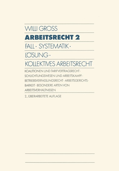 bokomslag Arbeitsrecht 2