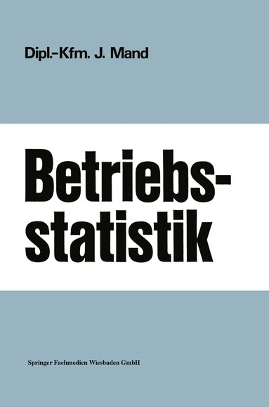 bokomslag Betriebsstatistik