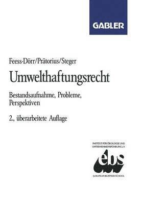 Eberhard Feess - Umwelthaftungsrecht, Häftad
